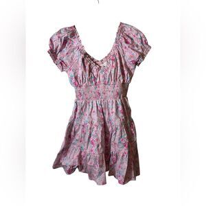 Altar’d State dress medium pink floral